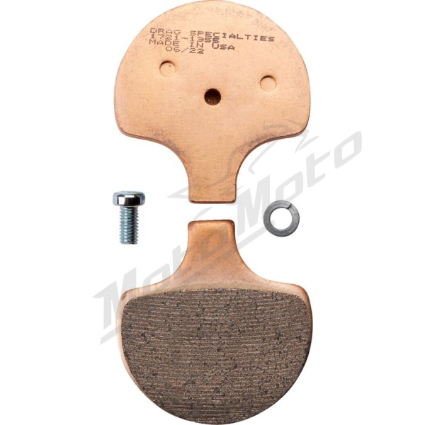 DRAG SPECIALTIES Sintered Metal Brake Pads Harley Davidson FLH / FLHR / FLHRCI / FLHRI / FLHS / FLHT/ FLHTC / FLHTCI 883-1450cc 83-11