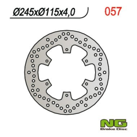 NG BRAKES Front/Rear Fixed Brake Disc 245mm Yamaha TZR / XTZ 50-750cc 89-02
