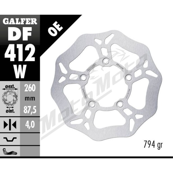 GALFER Wave® Brake Rotor Kymco Agility City / People 125-300cc 03-21