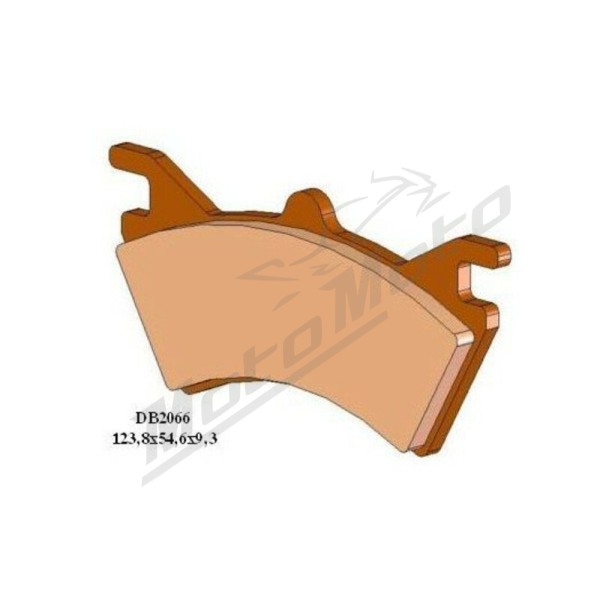 TECNIUM Off-Road/ATV Sintered Metal Brake pads DB2066-QDN Polaris Sportsman 500 00-07