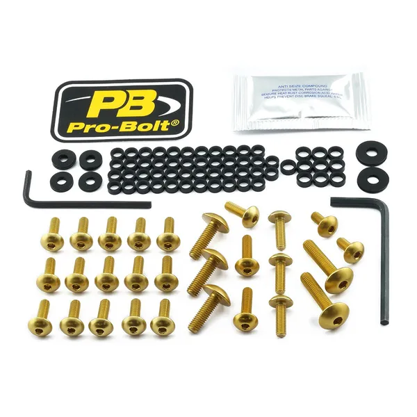 PRO BOLT Aluminium Fairing Bolt Kit for Kawasaki Ninja 650cc 17-25
