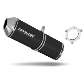 Kawasaki ZX6R 1995-1997 Exhaust Silencer Muffler OVR BLACK + dB killer