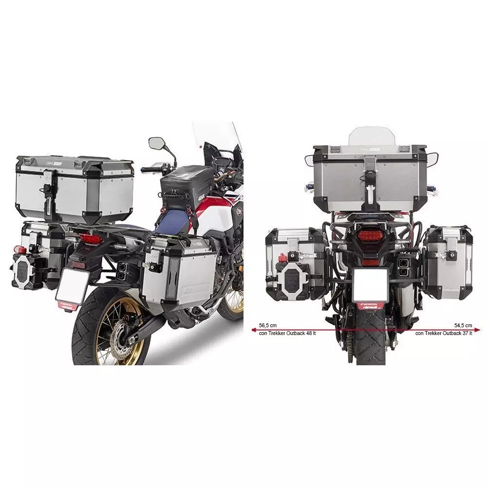 KAPPA K'force Monokey Šoninių daiktadėžių laikiklis Honda CRF 1000L 16-17