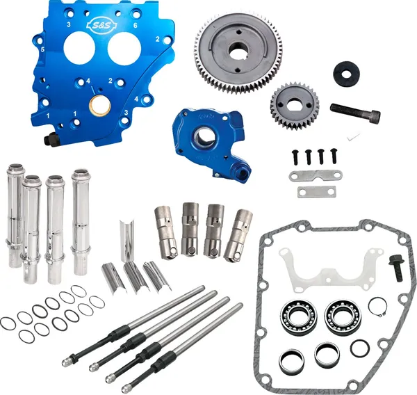 S&S CYCLE Cam Chest Kit without Cams for Gear Drive Twin Cam Harley Davidson FLHR / FLHRC / FLHRCI 1450-1690cc 99-06