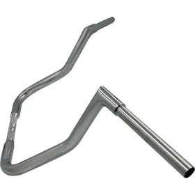 FAT BAGGERS INC. 1-1/4" EZ Install Flat Top Batwing Handlebar Chrome 32mm 86,5cm (33cm)