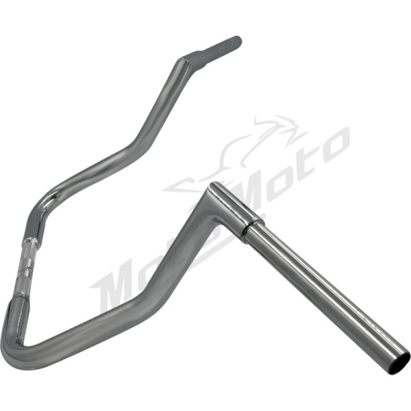 FAT BAGGERS INC. 1-1/4" EZ Install Flat Top Batwing Handlebar Chrome 32mm 86,5cm (33cm)