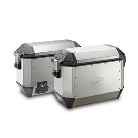 KAPPA Monokey Side aluminum black storage boxes 36L