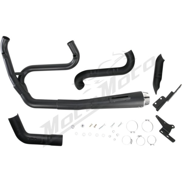 BASSANI XHAUST Road Rage 2:1 Exhaust System Harley Davidson 1340-1690cc 1991-2017