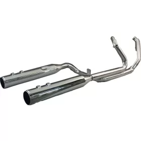 KHROME WERKS 2-into-2 Dominator Exhaust System Harley Davidson FLH / FLHFB / FLHR / FLHRXS / FLHTK / FLTRK / FLTRX / FLTRXSE 1750-1977 17-25
