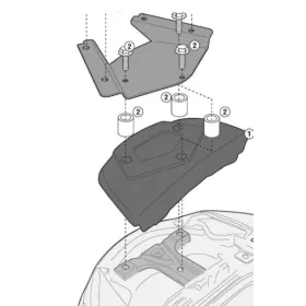 Givi SR3104KIT mounting kit for rear storage rack SR3104 / SR3104MM