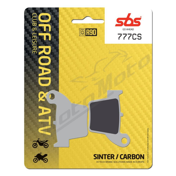 SBS 777CS Carbon Brake pad Fantic / HM Moto / Honda / TM Racing 85-450cc 02->