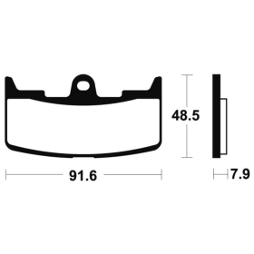 TECNIUM Street Performance Sintered Metal Brake pads - MF295 Buell XB12R/S/X 02-10