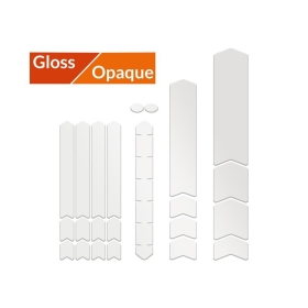 ALGIS frame protective stickers set (opaque-transparent) L