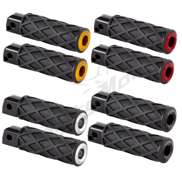 ARLEN NESS Diamond Foot Pegs Harley Davidson FLDE / FLFB / FLFBS / FLHC / FLHCS / FLI / FLSB 1750-1923cc 18-24