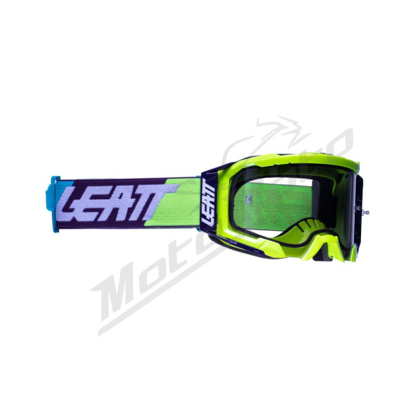 Leatt velocity 5.5 goggles neon yellow light grey