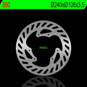 NG BRAKES 350 Front Fixed Brake Disc GAS GAS EC / SM / YAMAHA  DT 50 01-08