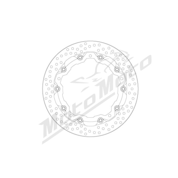 MOTO-MASTER Halo Racing  Front Floating Brake Disc KTM / Triumph 125/400 22-26