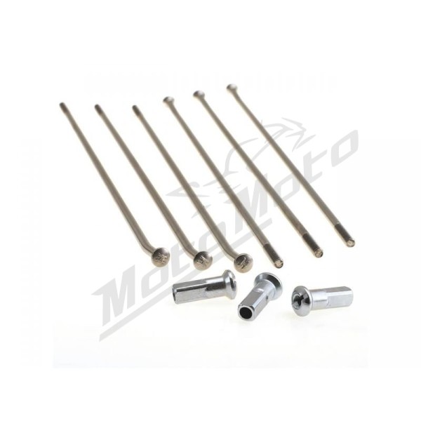 RFX 17" Spokes set - Silver/Silver 36 spokes