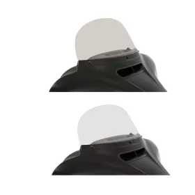 MEMPHIS SHADES HD Replacement Lucite Windshield 23x70cm Harley Davidson FLH / FLHT / FLHTCU / FLHTK / FLHTKL / FLHX / FLHXS 1690-1977 14-24