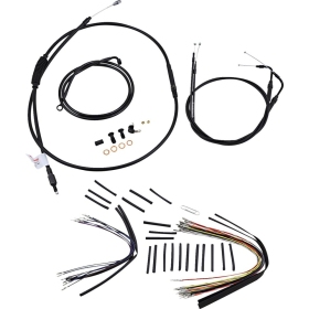 BURLY BRAND Ape Hangers handlebars Cables / Lines Extension Kit Harley Davidson 1584cc 2007-2010