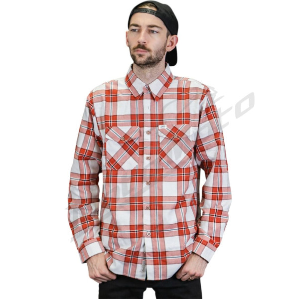 S&S CYCLE Tramp Button Down Flannel Shirt