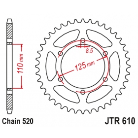 Rear sprocket JTR610