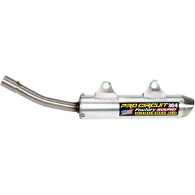 PRO CIRCUIT 304 Silencer Stainless Steel/Aluminum Kawasaki KX 250 92-93