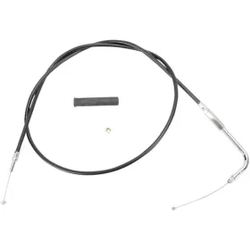 DRAG SPECIALTIES Black Vinyl Throttle/Idle Cable Harley Davidson FLD / FLHR / FLHRC / FLHRCI / FLHRI / FLHRS 1130-1800cc 96-17