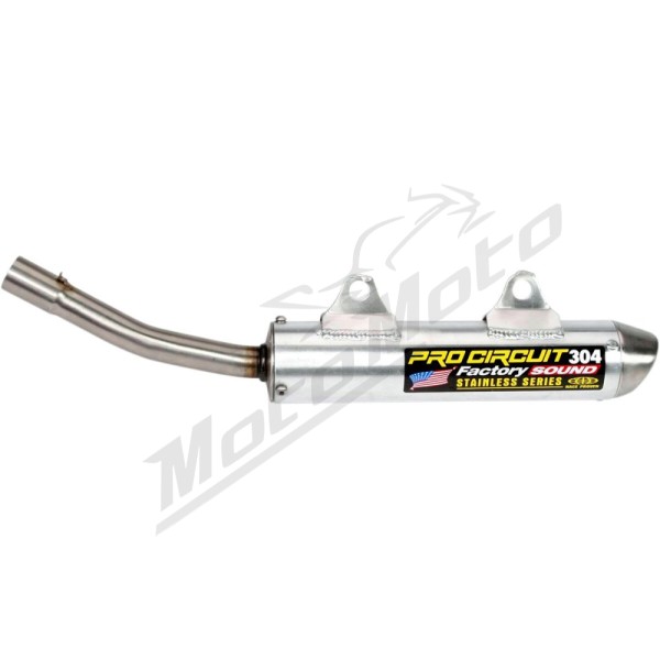 PRO CIRCUIT 304 Silencer Stainless Steel/Aluminum Kawasaki KX 250 92-93