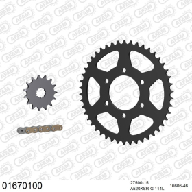 AFAM Chain Kit 520 15/45 114 links Suzuki SV 650cc 07-13