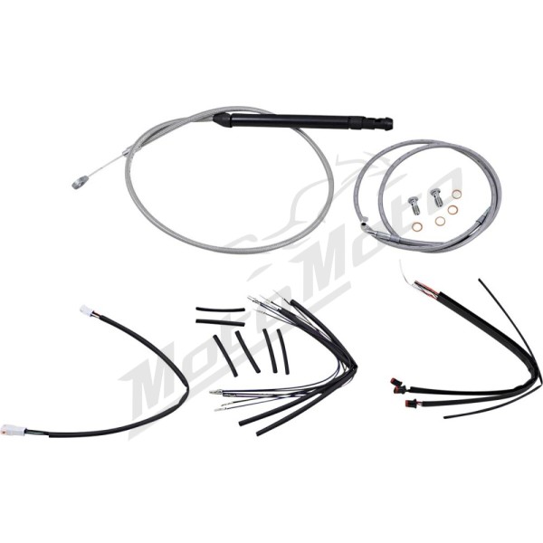 BURLY BRAND Burly Ape handlebars Cables / Lines Extension Kit Harley Davidson FLSL 1750cc 2018-2021