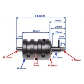 Gear shifting cam / Desmodronic Drum CPI SX-SM50