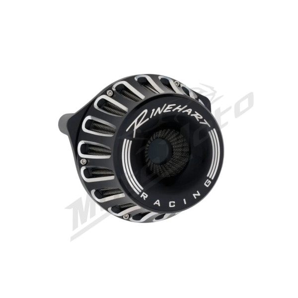RINEHART RACING apverstos konstrukcijos juodas oro filtras Harley Davidson FLFBS / FLHLT / FLHX / FLTRK / FXBR / FXLRST 1868-1977 24-26