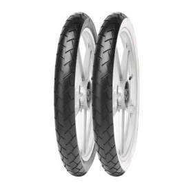 Mitas front / rear tire 2.75-17 MC-11 WW WHITE 47J TL/TT