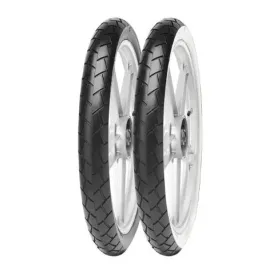 Mitas priekinė / galinė padanga 2.75-17 MC-11 WW WHITE 47J TL/TT