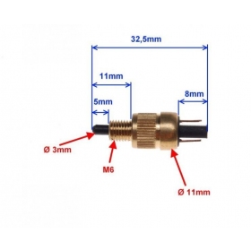 Brake light switch MAXTUNED YAMAHA / MBK UNIVERSAL 6mm