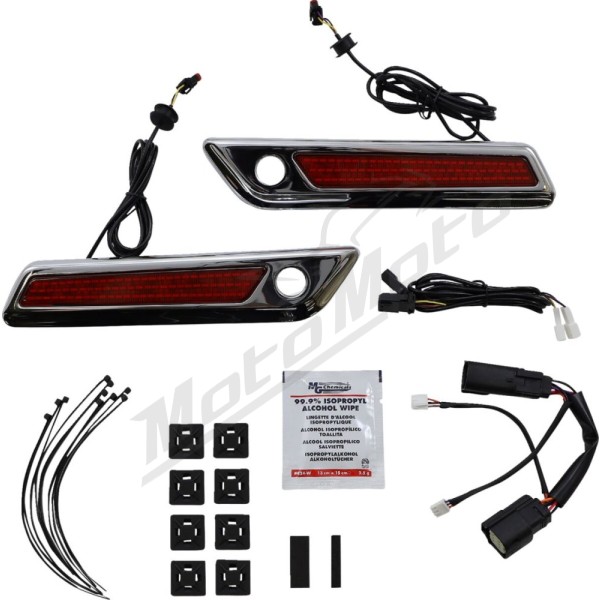 CUSTOM DYNAMICS LED Galiniai žibintai Harley Davidson FLH / FLHR / FLHRXS 1690-1923cc 14-24