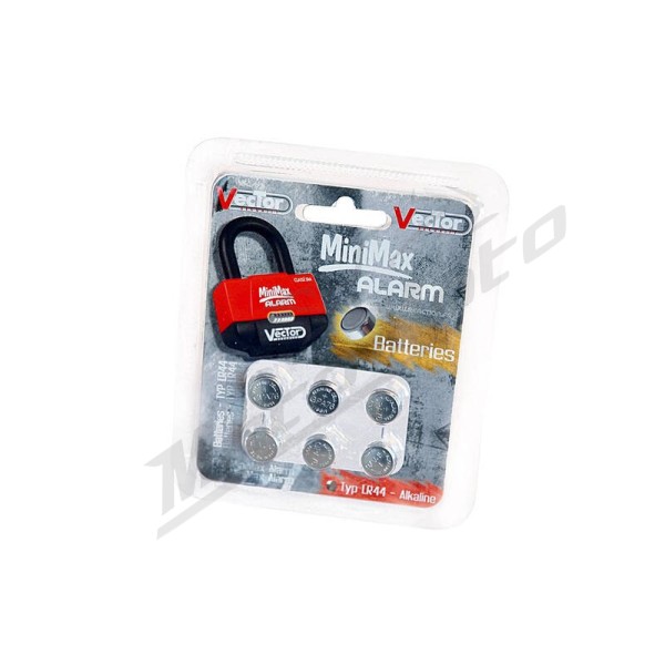 VECTOR Minimax Alarm Batteries 1,5V (6 units)