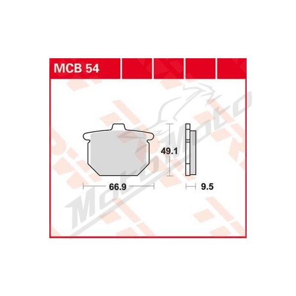 TRW All Round Sintered MCB54 Metal Brake Pads Honda CB / CBX / CX / GL 500-1100cc 77-84