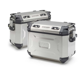 KAPPA Monokey Cam Side aluminum silver storage boxes 37 / 48L