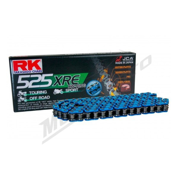 RK drive chain BB525XRE (xw-ring) blue
