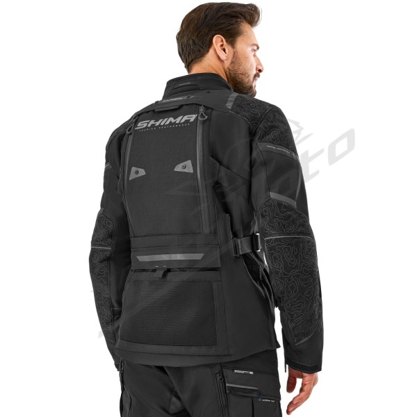 Shima TRACKER Men Textile Jacket Black