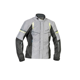 Lindstrands textile jacket Backafall Grey/black 