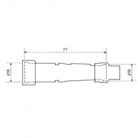 Spark plug cap NGK SD05F 8022 universal