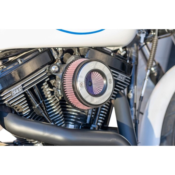 S&S CYCLE Air Stinger Stealth Air Cleaner Kit Harley Davidson FLD / FLHRCI / FLHRI 1450-1690cc 01-17