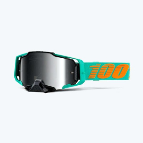100 percent goggles armega clark (mirror silver lens)