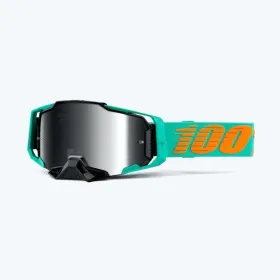 100 percent goggles armega clark (mirror silver lens)