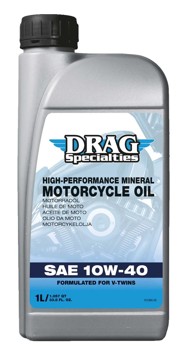DRAG SPECIALTIES OIL Mineral Oil 10W40 4T - 1L 