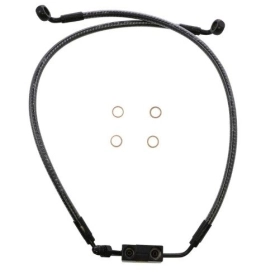 MAGNUM SHIELDING Karbon Fiber Lower Brake Line Harley Davidson FXFB / FXFBS / FXLRS / XL 1200/1868 16-23 