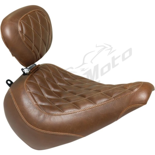 MUSTANG Wide Tripper™ Solo Seat Harley Davidson FLFB / FLFBS / FLSTFI 1750–1923cc ABS 18–25